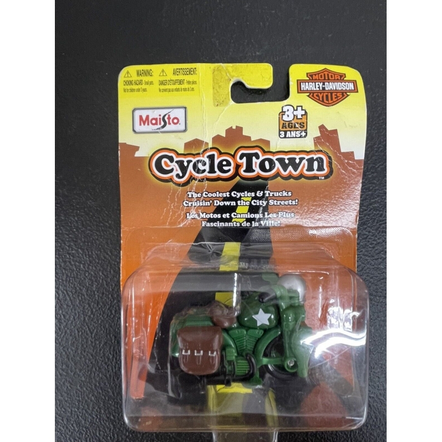 Maisto, Harley Davidson, Cycle Town transportlīdzeklis, Rotaļlietu auto, 3+ gadi – 2