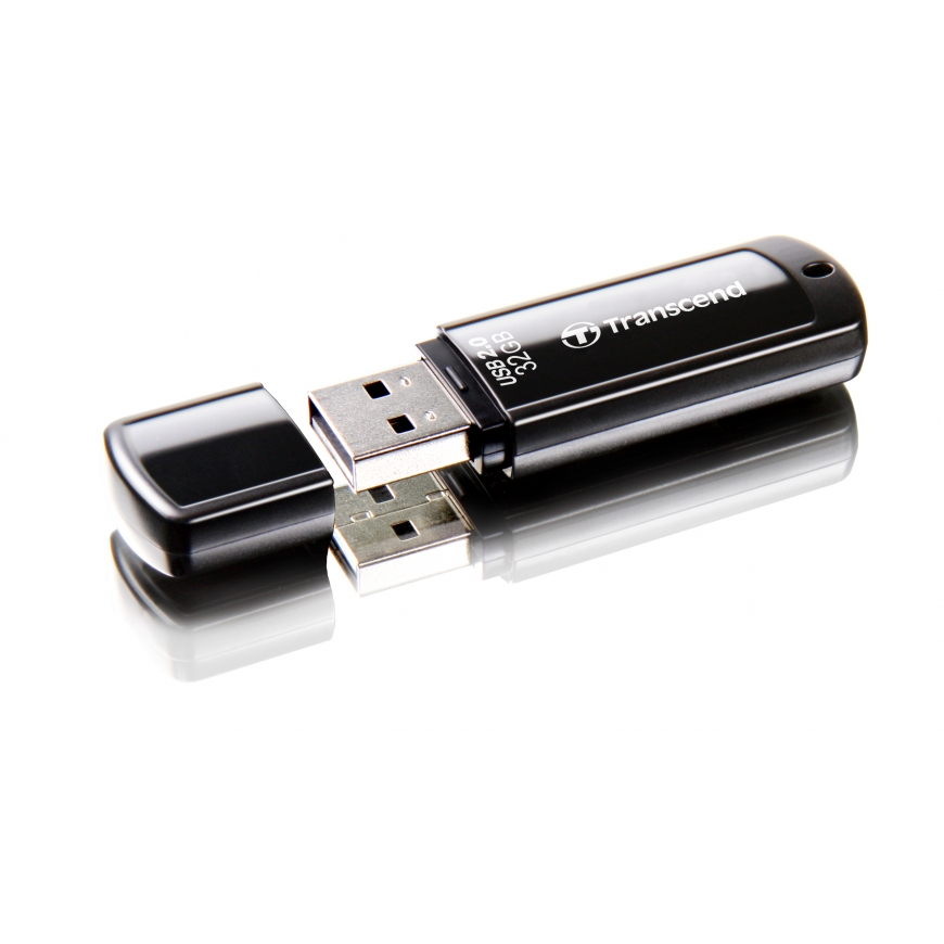 Transcend JetFlash 350 USB atmintukas 32 GB USB A tipo 2.0 Juoda – 2