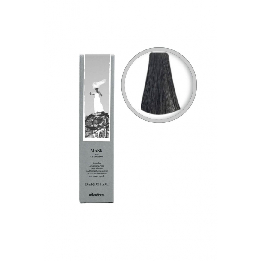 Davines, Mask With Vibrachrom, Pysyvä hiusväri, 4.1, 100 ml