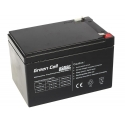 Green Cell AGM Battery 12V 12Ah - Batterie - 12.000 mAh Noslēgts svina skābju (VRLA) 12 ampērstunda Green Cell AGM Battery 12V 12Ah - Batterie - 12.000 mAh Noslēgts svina skābju (VRLA) 12 ampērstunda