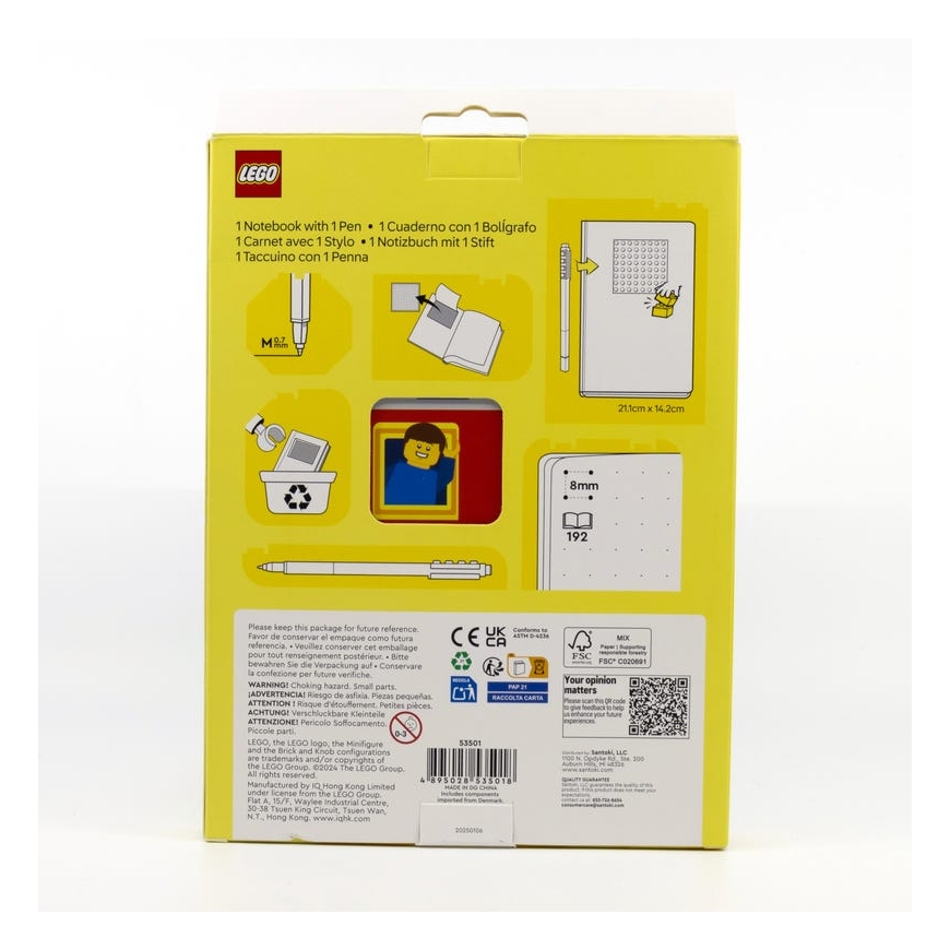 LEGO Thoughts notebook with pen 53501