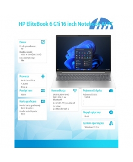 Nešiojams dators HP INC nešojamais dators 6G1i16 5-225U/16''/512/16/W11P/3YOS