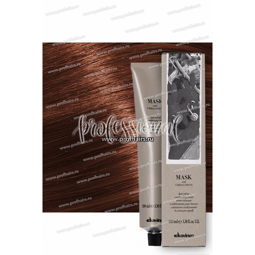 Davines, Vibrachrom-maski, Pysyvä hiusväri, 5.4, 100 ml