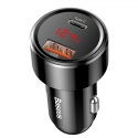 Baseus CCMLC20C-01 mobiililaitteen laturi Universaali musta Tupakansytytin Pikalataus Auto Baseus CCMLC20C-01 mobiililaitteen laturi Universaali musta Tupakansytytin Pikalataus Auto