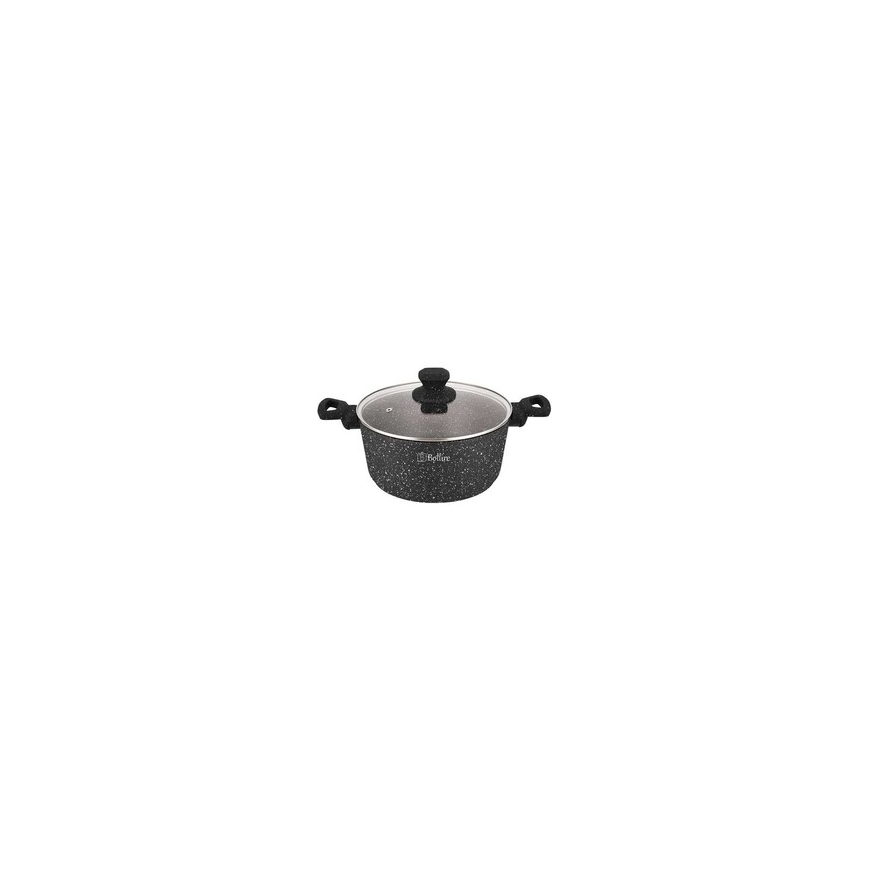 Aliuminis puodas su dangteliu Ribs 28 cm 7,4 l AMBITION