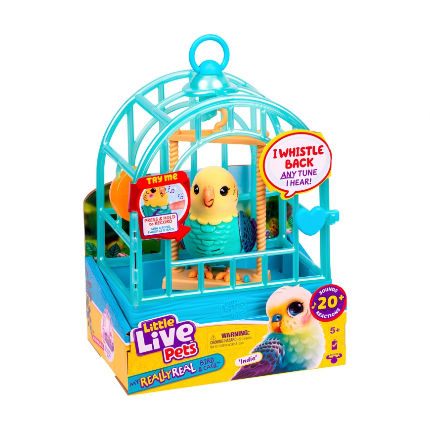 LITTLE LIVE PETS MY REALLY REAL BIRD & CAGE INDIE – 2