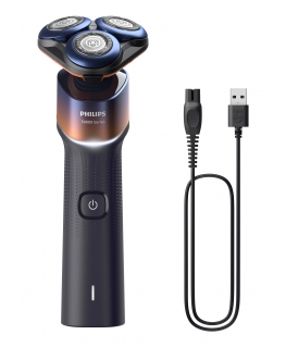 Philips X5012/00 miesten parranajokone Parranajokone kääntyvällä päällä Sininen, Oranssi
