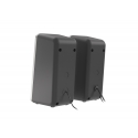 GENESIS Helium 100 BT RGB skaļruņu komplekts 10 W PC / portatīvais dators Melns, Sudrabs 2.0 kanāli GENESIS Helium 100 BT RGB skaļruņu komplekts 10 W PC / portatīvais dators Melns, Sudrabs 2.0 kanāli