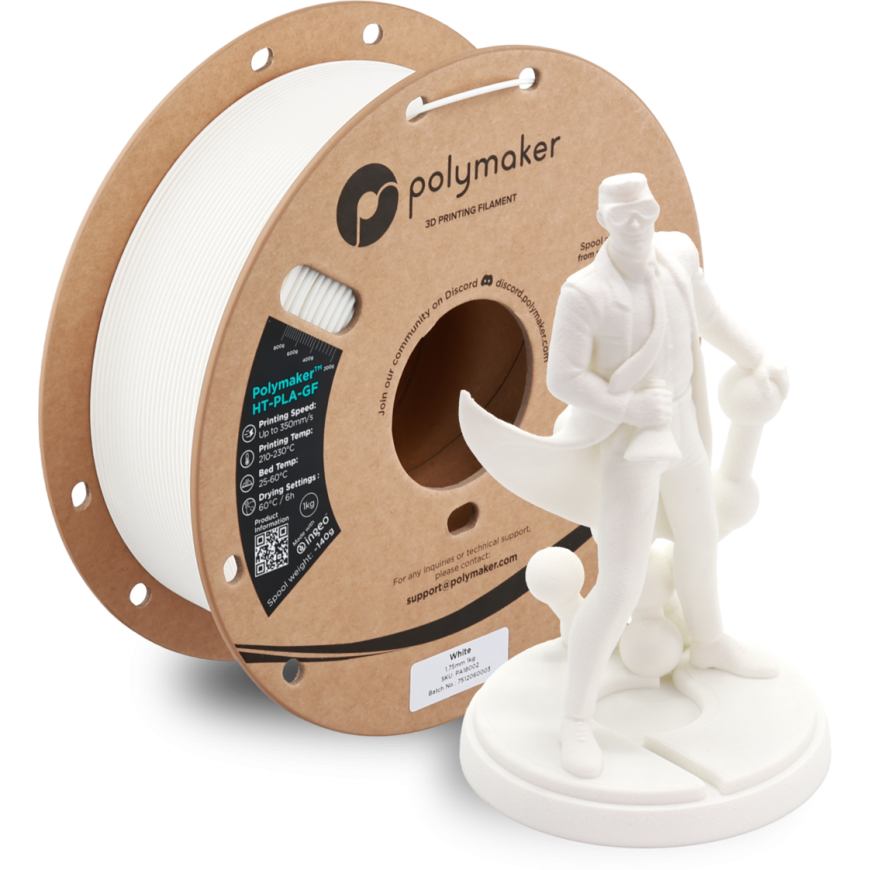 Polymaker HT-PLA-GF 1,75mm 1kg - Baltas