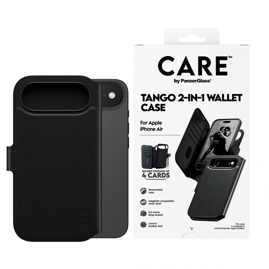 PanzerGlass CARE by ® Feature Case Tango Two-in-One Wallet w. MagSafe iPhone Air – 2