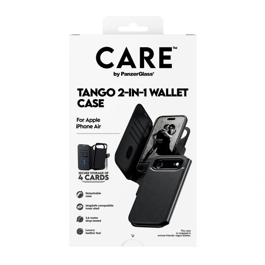 PanzerGlass CARE by ® Feature Case Tango Two-in-One Wallet w. MagSafe iPhone Air mobilo telefonu apv – 3