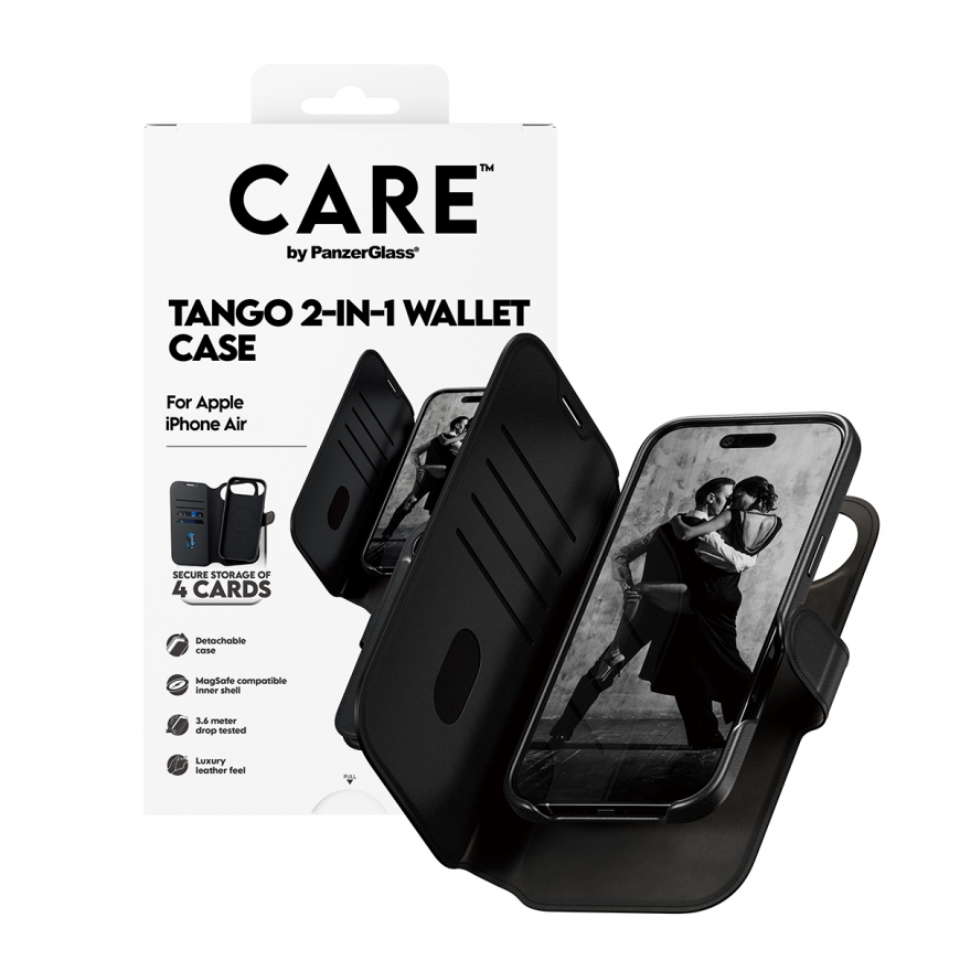PanzerGlass CARE by ® Feature Case Tango Two-in-One Wallet w. MagSafe iPhone Air – 5
