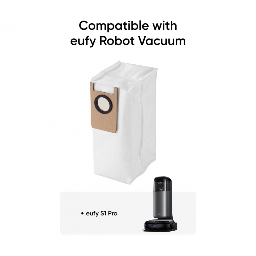 Eufy T29B9021 tolmuimeja lisa ja tarvik Tolmukott Robottolmuimeja – 2