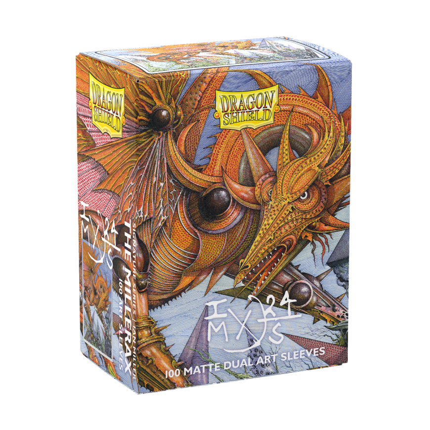 Dragon Shield Standard Matte Kaksoistaidetta - The Millerax (100 Suojapussia) – 2