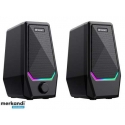 Kompiuterio kolonėlės Garsiakalbiai TRACER 2.0 Loop 2 RGB USB Kompiuterio kolonėlės Garsiakalbiai TRACER 2.0 Loop 2 RGB USB