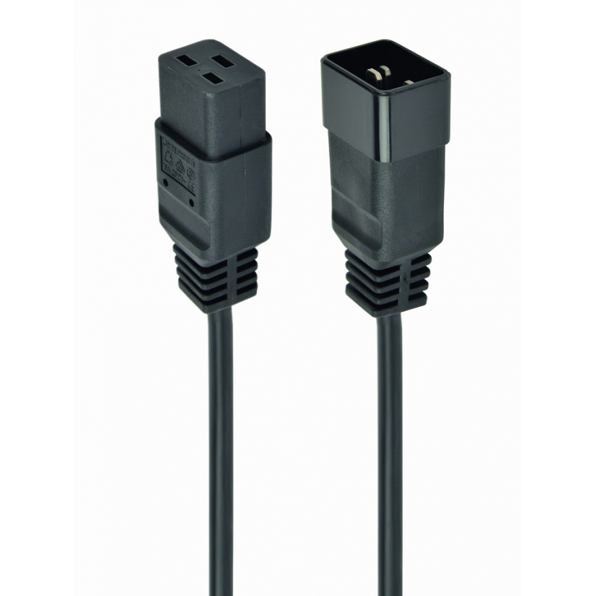 Gembird PC-189-C19 virtajohto musta 1,5 m C19 liitin C20 liitin