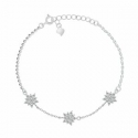 Brilio Silver Designer silver bracelet Star with zircons BRC249W Brilio Silver Designer silver bracelet Star with zircons BRC249W