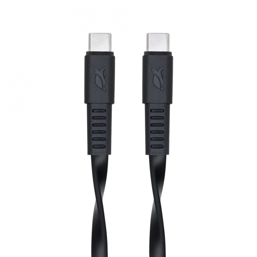 Rivacase PS6005 BK12 USB-kaabel USB 2.0 2,1 m USB C Must – 2