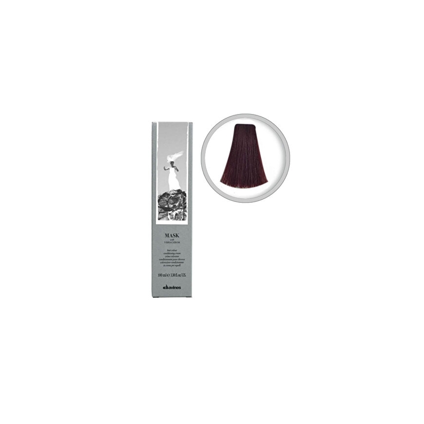 Davines, Mask With Vibrachrom, Kestävä Hiusväri, 6.66, 100 ml – 2