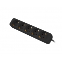 Lanberg PS0-05F-0150-BK удлинитель 1,5 m 5 розетка(и) Для помещений Черный Lanberg PS0-05F-0150-BK удлинитель 1,5 m 5 розетка(и) Для помещений Черный