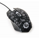 Gembird MUS-6B-GRAFIX-01 pele Birojs Labā roka USB Type-A Optisks 3600 DPI Gembird MUS-6B-GRAFIX-01 pele Birojs Labā roka USB Type-A Optisks 3600 DPI