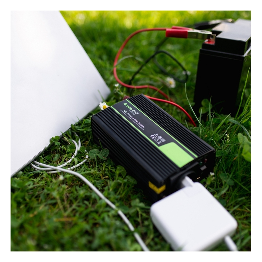 Green Cell INV14 power adapter/inverter Auto 300 W Black – 2