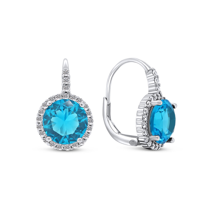 Brilio Silver Charming Silver Earrings with Zirconia EA305WAQ