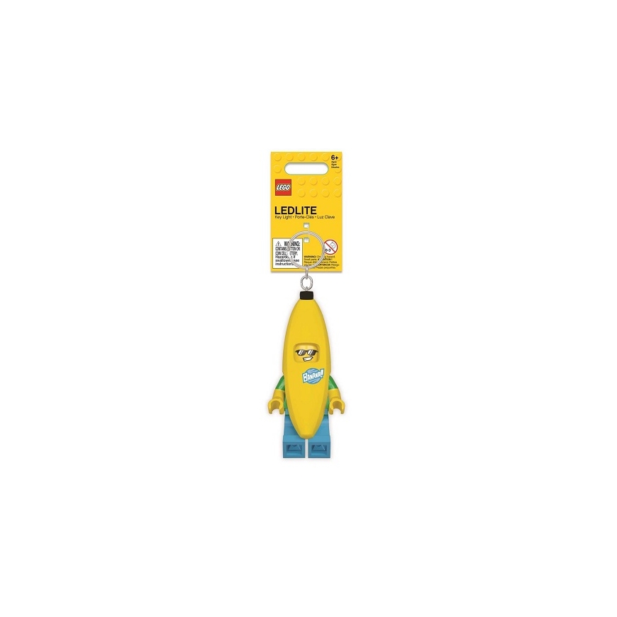 "Euromic LEGO" – avaimenperä LED-valolla – "Banana Guy" (520724)