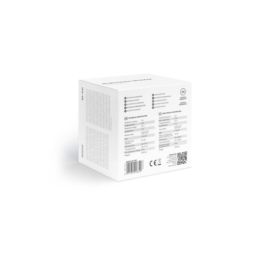 Savio BS-041 kaiutin 1-suuntainen – 2