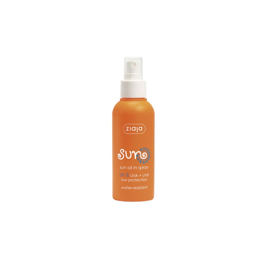 "Ziaja Sun" saulės aliejus SPF6, 125 ml – 2
