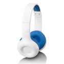 Lenco HP-010BU Ausinės be mikrofono ir ausinės su mikrofonu Vielinis Su lankeliu Muzika Mėlyna, Balt