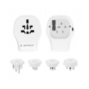 "Gembird TPA-EU2A12-01-W" - Universal Travel Power Adapter, 12W, White | Gembird "Gembird TPA-EU2A12-01-W" - Universal Travel Power Adapter, 12W, White | Gembird