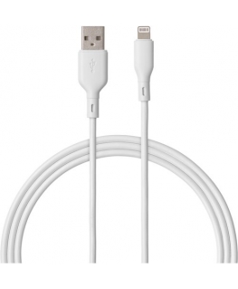 Qualo QRC-AL-00 atkārtoti izmantojams USB-A uz Lightning kabelis 1,5m / 12W / balts