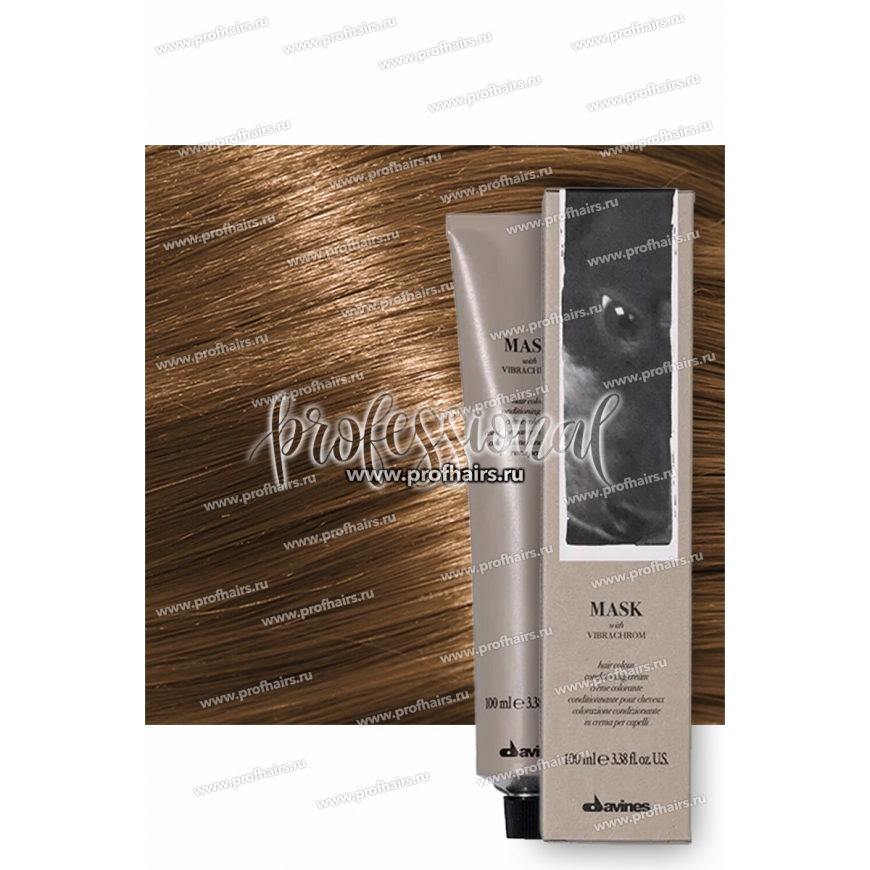 Davines, Mask With Vibrachrom, Pysyvä Hiusväri, 7, 100 ml – 2