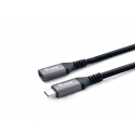 Equip USB 3.2 Gen 2 C to C Extension Cable, M/F, 0.5m, 4K/60Hz, 10Gbps