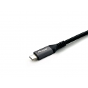 Equip 128370 USB-kaapeli USB 3.2 Gen 2 (3.1 Gen 2) 0,5 m USB C musta Equip 128370 USB-kaapeli USB 3.2 Gen 2 (3.1 Gen 2) 0,5 m USB C musta
