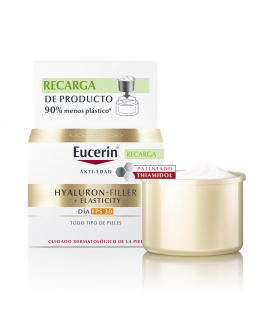 Eucerin HYALURON FILLER + elasticity дневной крем SPF 30, рефилл 50 мл