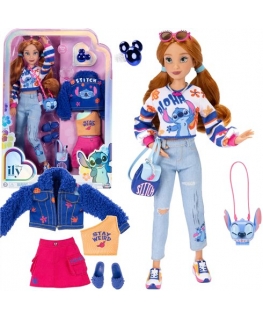 Jakks Pacific „Disney ILY 4ever“ muotinukke Stitch-teemalla ja asustesetillä, 30 cm