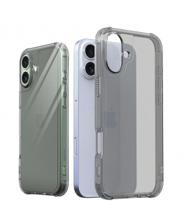 Araree Flexield etui iPhone 16 6.1" dūmakaini caurspīdīgs melns AR20-02101