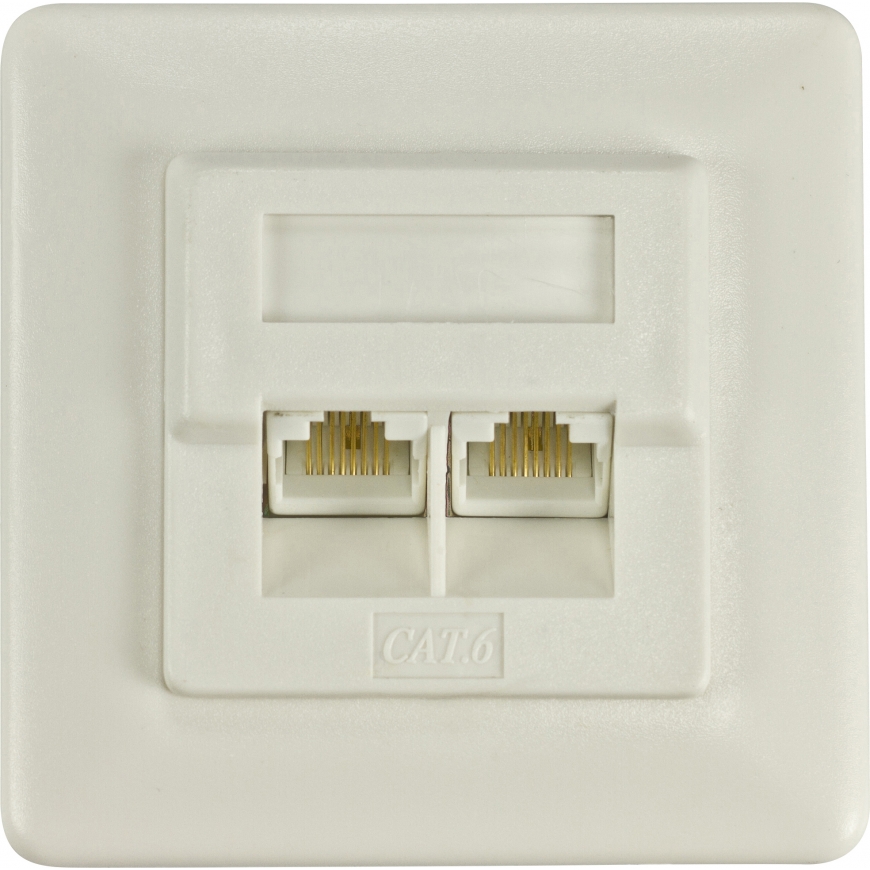 Deltaco VR-127 kontatkligzda 2 x RJ-45