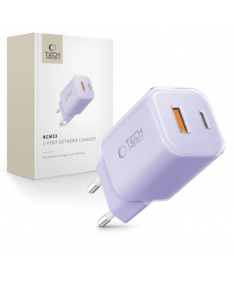 Tech-Protect NCM33 PD 33W QC3.0 USB-C | USB-C seinalaadija - Pur
