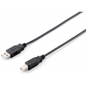 Equip 128861 USB kabelis USB 2.0 3 m USB A USB B Juoda Equip 128861 USB kabelis USB 2.0 3 m USB A USB B Juoda