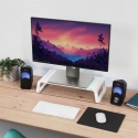 Trust 25351 monitor mount / stand Desk Transparent, White Trust 25351 monitor mount / stand Desk Transparent, White