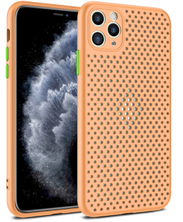 Fusion Breathe silikoonümbris Apple iPhone 12 Mini jaoks, oranž