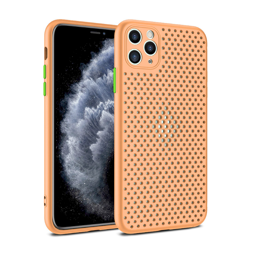 Fusion Breathe silikoonümbris Apple iPhone 12 Mini jaoks, oranž