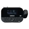 Lenco CR-615BK radio Pulkstenis Analogais un digitālais Melns Lenco CR-615BK radio Pulkstenis Analogais un digitālais Melns