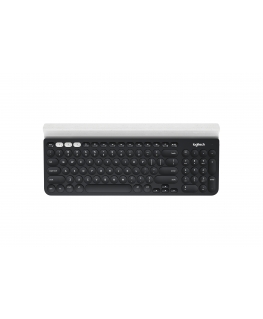 Logitech 920-008042 klaviatuur Universaalne RF juhtmeta ühendus + Bluetooth QWERTY US rahvusvaheline Valge