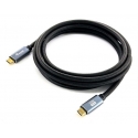 Equip 128359 USB kabelis USB 3.2 Gen 2 (3.1 Gen 2) 3 m USB C Juoda