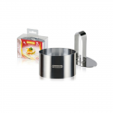 Oval food ring with pusher, 9x5x6 cm Oval food ring with pusher, 9x5x6 cm