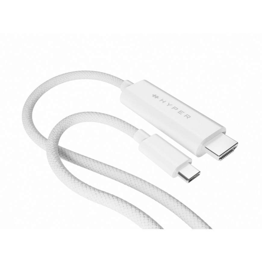 HYPER HD6007WHGL HDMI kabelis 2,5